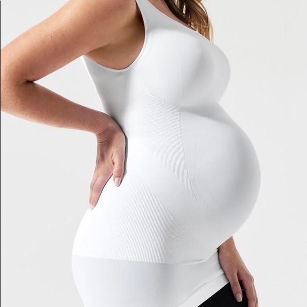 BLANQI Maternity Support Tank - White